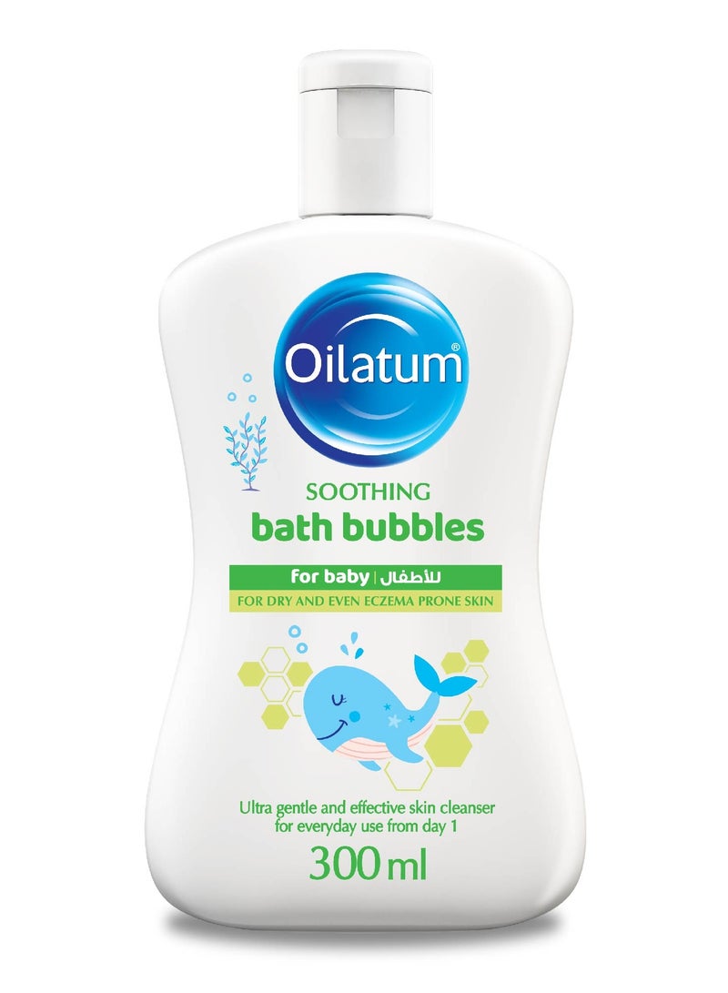 Baby Soothing Body Bath Shower Gel Bubble for Dry and Even Eczema Prone Skin Ultra Gentle Cleanse Soothes and Moisture Delicate Baby Skin 300 ml