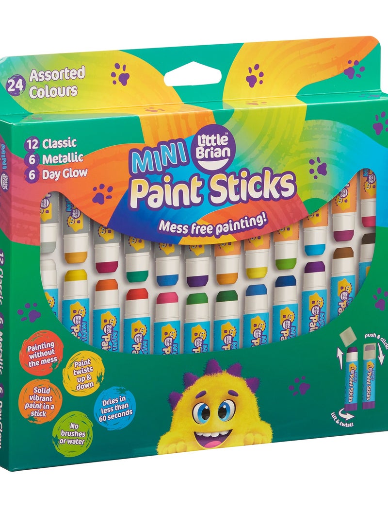 Little Brian MINI Paint Sticks pack of 24x5g