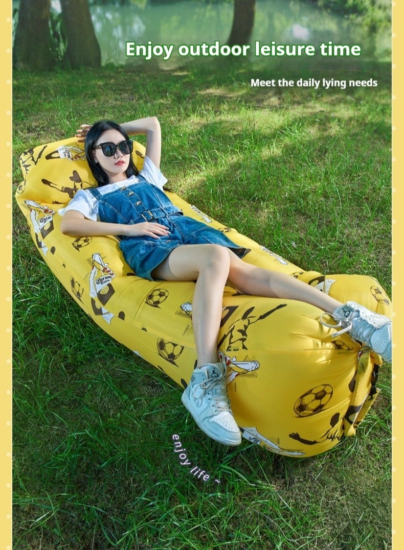 Lazy Inflatable Sofa Foldable Portable Air Mattress