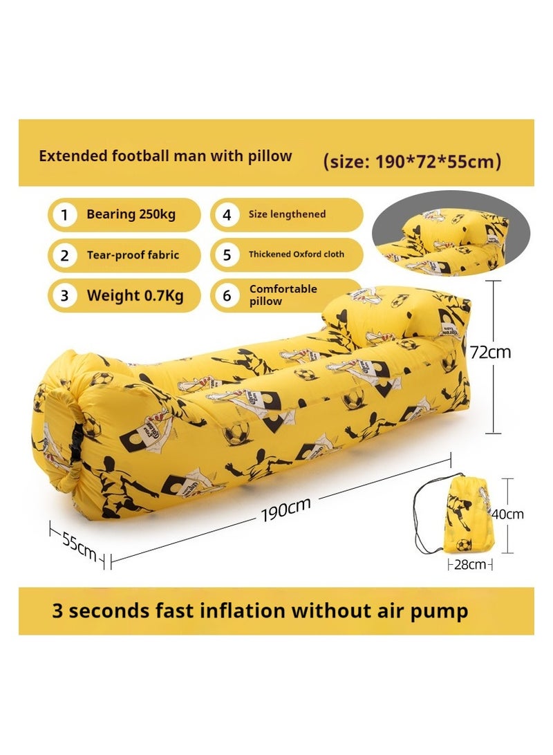 Lazy Inflatable Sofa Foldable Portable Air Mattress