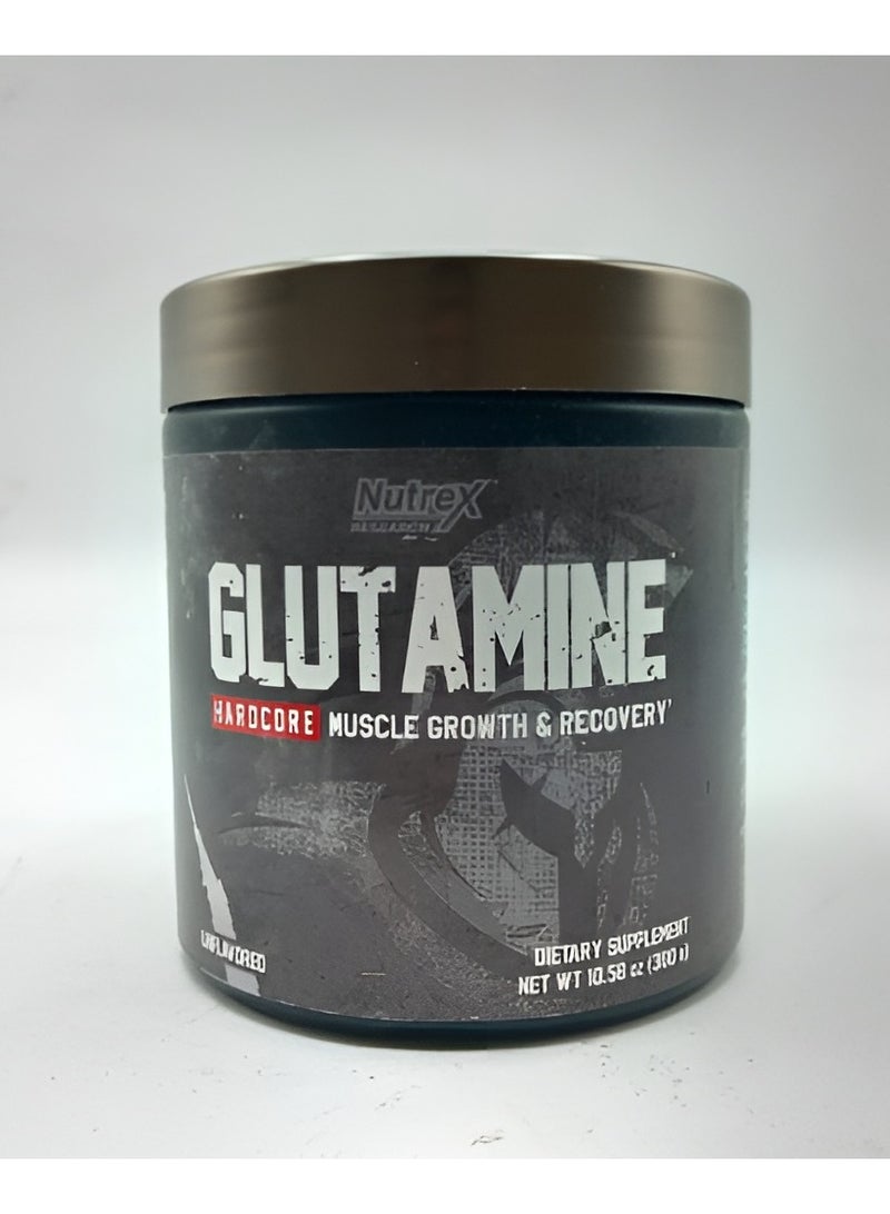 Nutrex, Glutamine Hardcore, Unflavored, 300g, 60 Servings