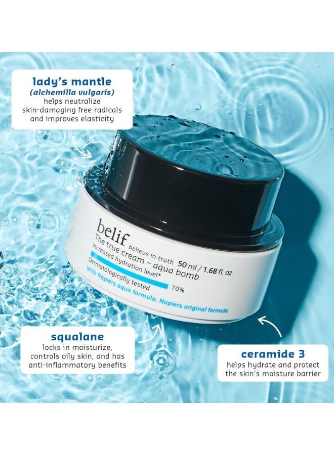 The True Cream - Aqua Bomb 50ml, Rich yet Lightweight Moisturizer