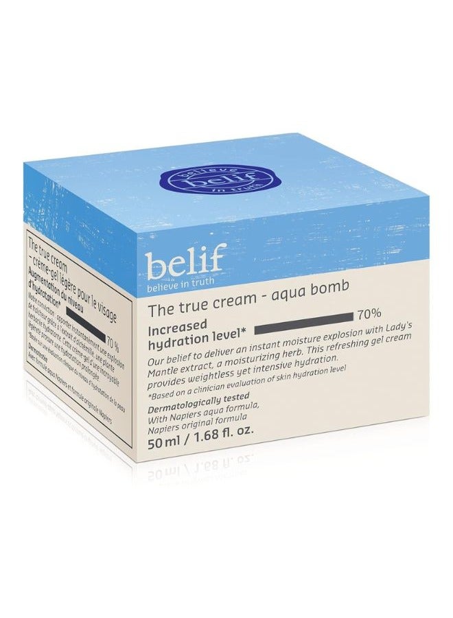 The True Cream - Aqua Bomb 50ml, Rich yet Lightweight Moisturizer