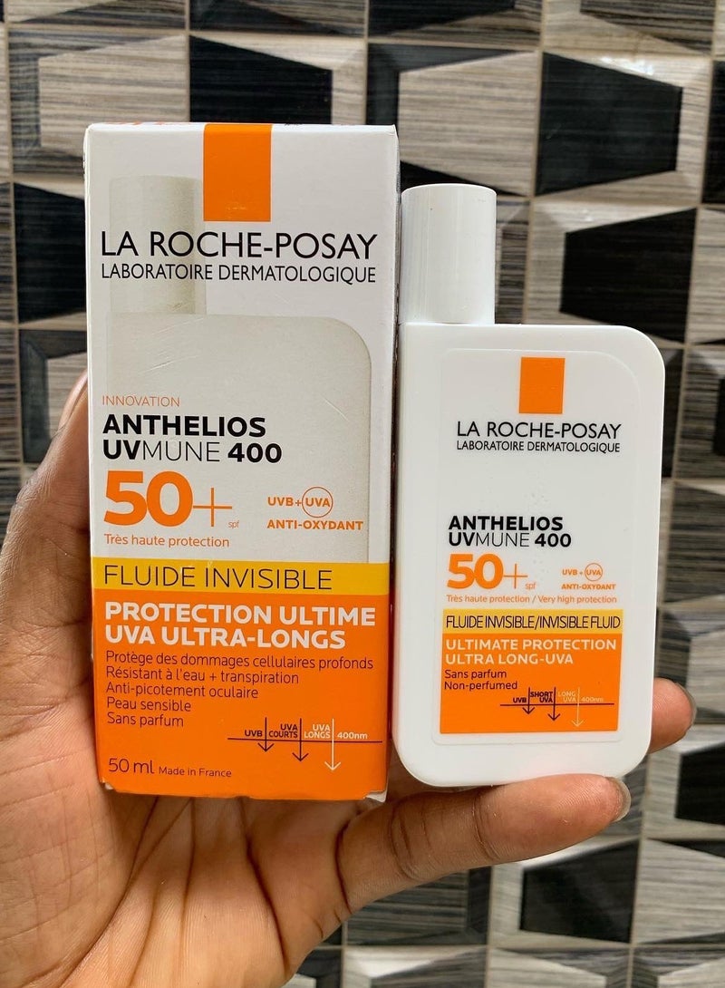 Anthelios Ultimate Sun Protection UVMune400 50+Invisible Fluid 50ml