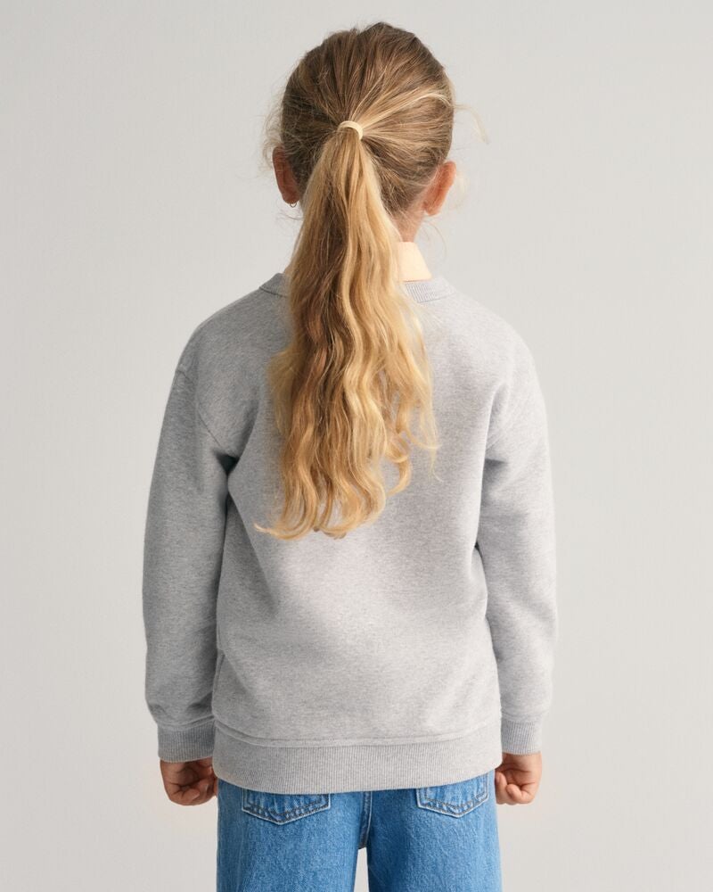 Gant Kids Graphic Crew Neck Sweatshirt