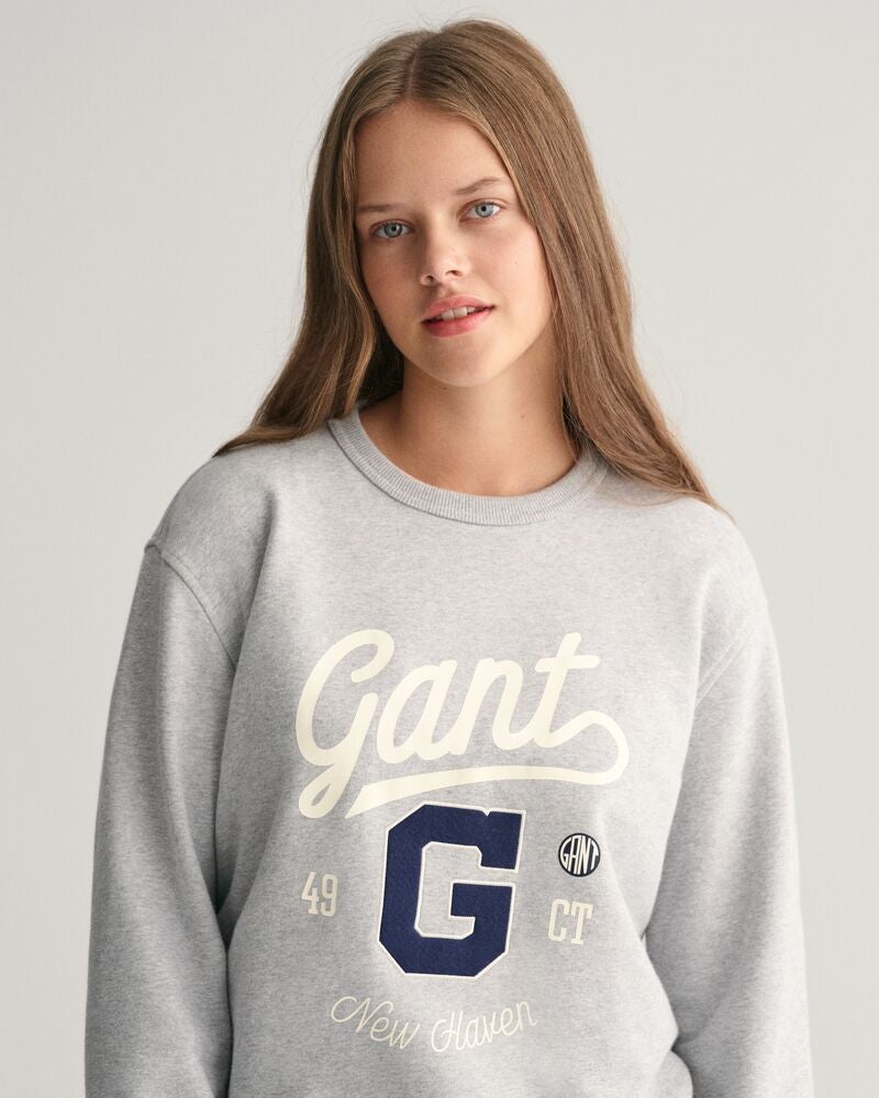 Gant Teens Graphic Crew Neck Sweatshirt