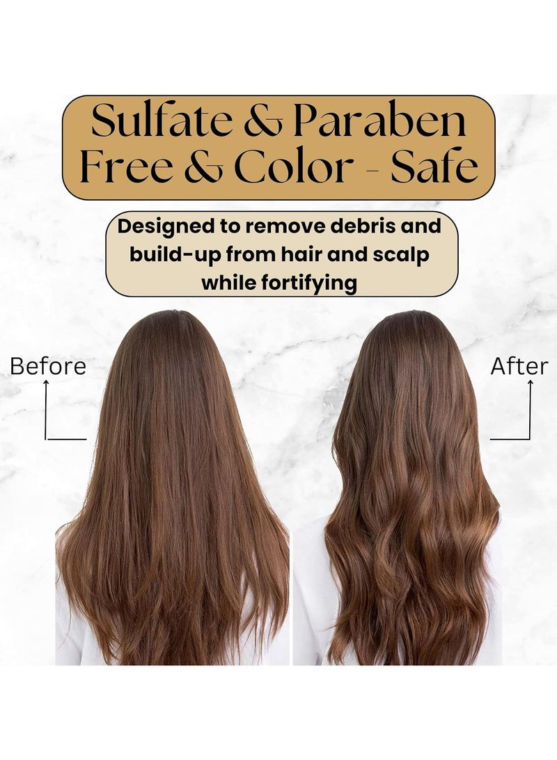 Keratin Set - Shampoo And Conditioner Hair Treatment - Parabens And Sulphate Free - for Curly Wavy and Straight Hair - Product For Dry Damaged or Color Treated Hair - Moisturizing And Smoothing