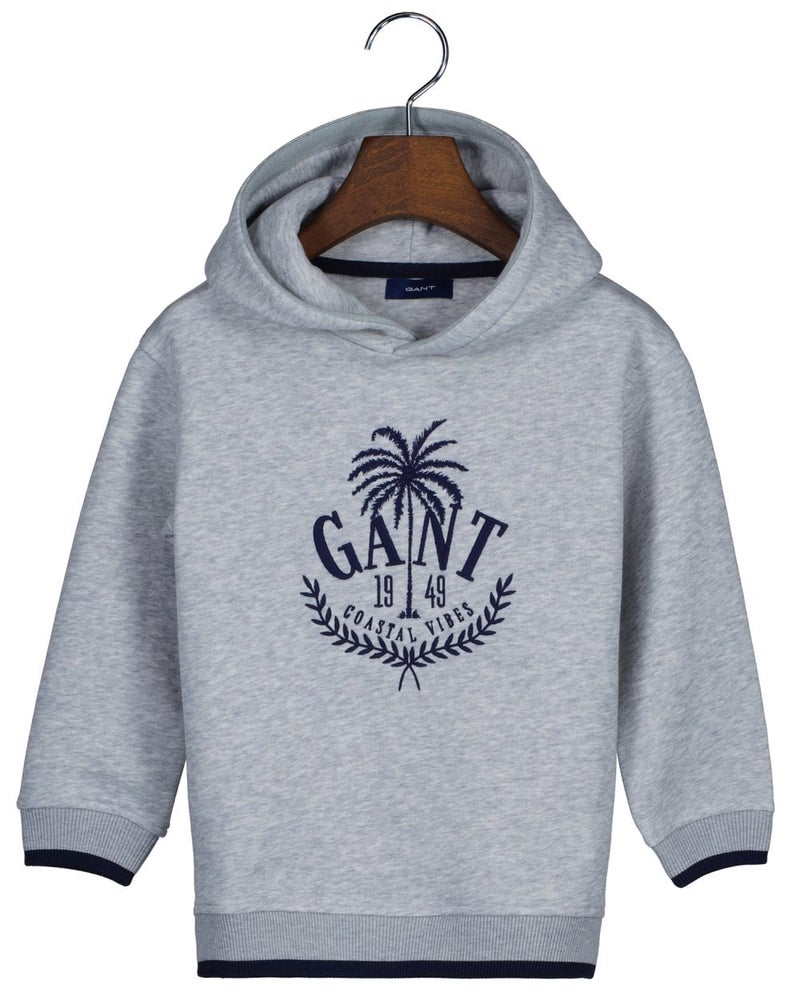 Boys Gant Embroidered Palm Hoodie