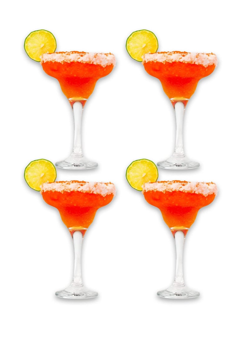 Cocktail Glass 270ml Cocktail Glass Set of 4, Drink Cup Martini Goblet Cups for Juice Martini Tequila Glassware