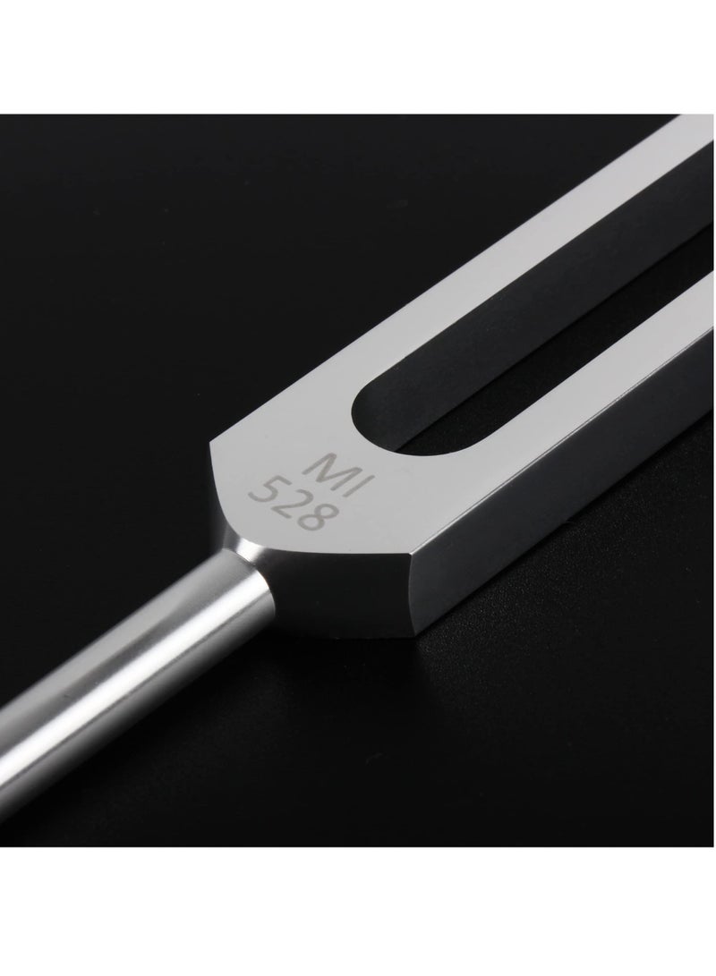 528HZ Aluminum Alloy Tuning Fork with Resonance Box and Accessories for Healing and Sound Therapy