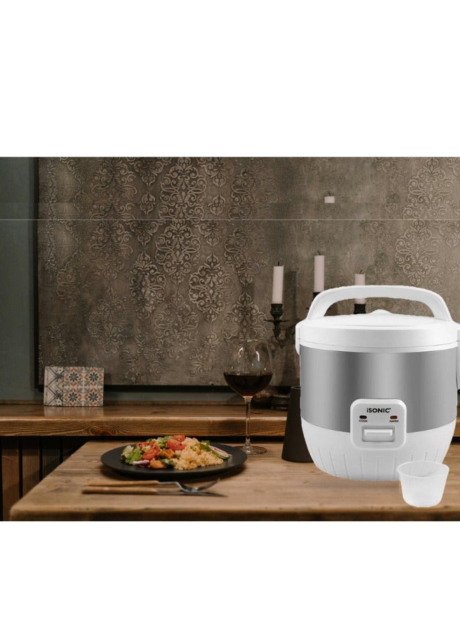 Rice Cooker 1.8 Litter Silver/Grey