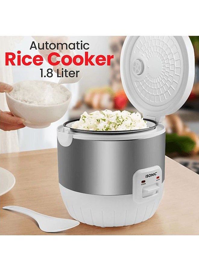 Rice Cooker 1.8 Litter Silver/Grey