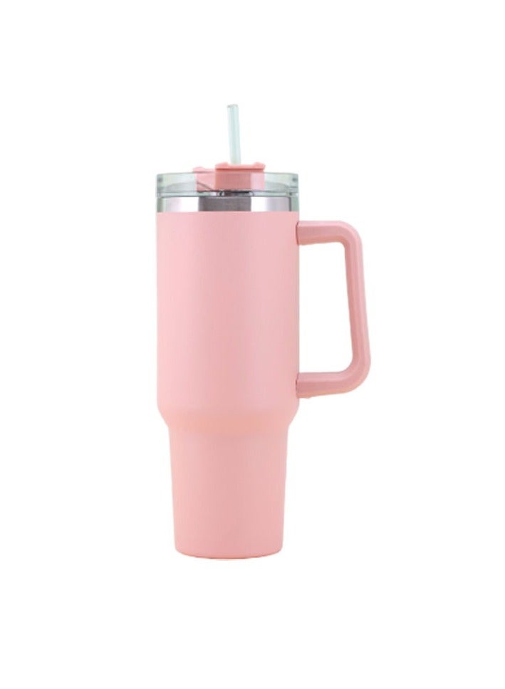 Stainless Steel Vacuum Insulated Tumbler withLidand Straw for Water, Iced Tea or Coffee,Smoothie and More, 40 oz