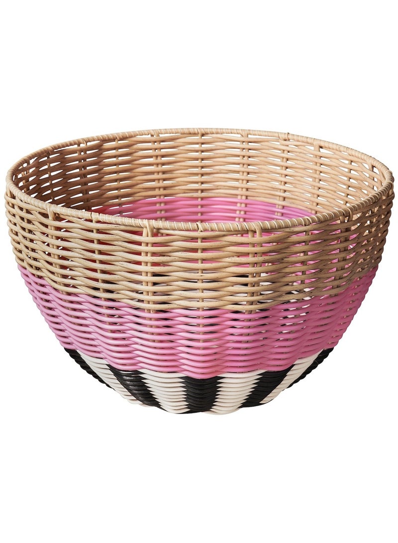 Basket Rattan 32X34X32 Cm