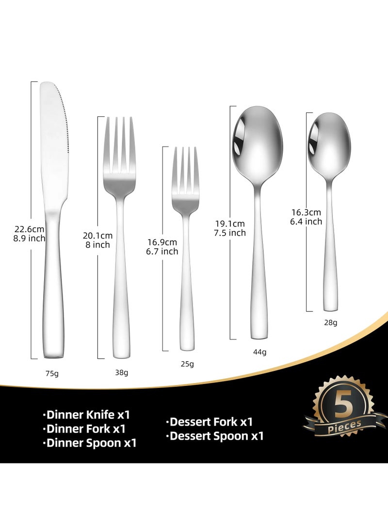 Classic White Cutlery Set for Traditional Homes