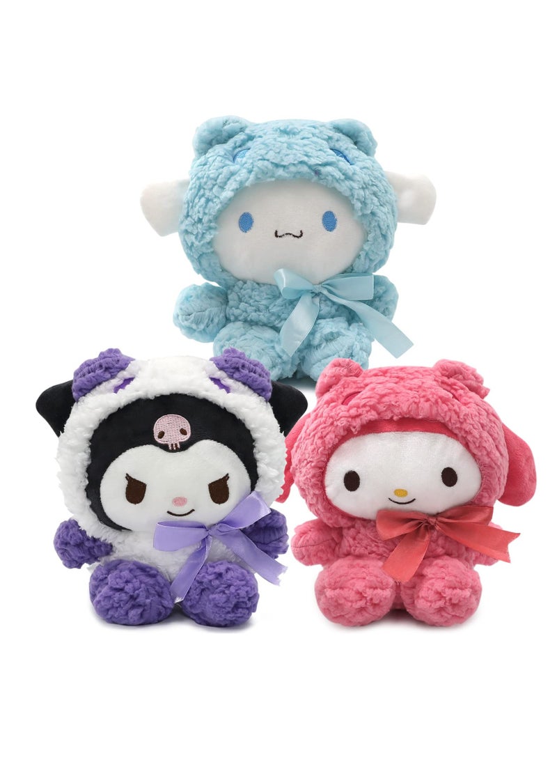 8 Inch Sanrio Plush Stuffed Animals for Girls and Teens Perfect Gift for Birthdays and Decorations