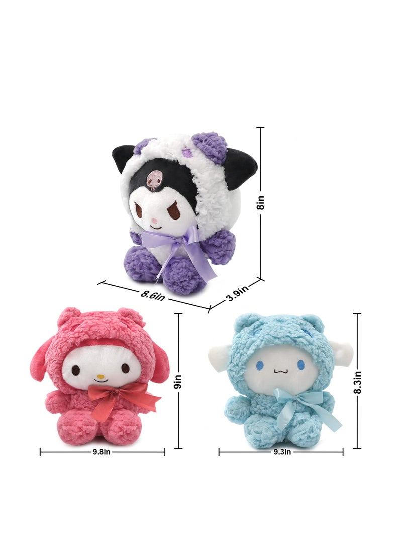 8 Inch Sanrio Plush Stuffed Animals for Girls and Teens Perfect Gift for Birthdays and Decorations