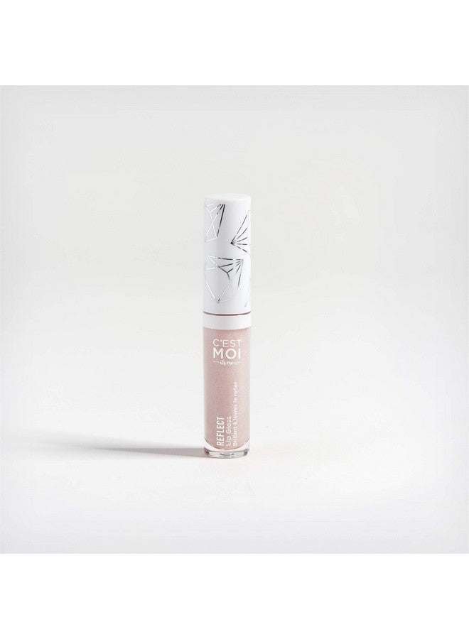 Reflect Lip Gloss ; Formulated With Natural & Organic Oils, Made For Delicate Skin Types, Clinically Tested Nontoxic Ingredients Feat. Jojoba Oil & Sunflower Oil, Opulence, 0.11 Fl Oz