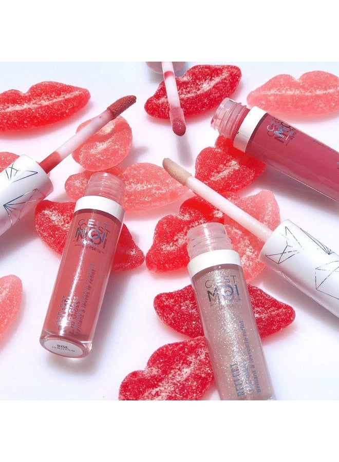 Reflect Lip Gloss ; Formulated With Natural & Organic Oils, Made For Delicate Skin Types, Clinically Tested Nontoxic Ingredients Feat. Jojoba Oil & Sunflower Oil, Opulence, 0.11 Fl Oz