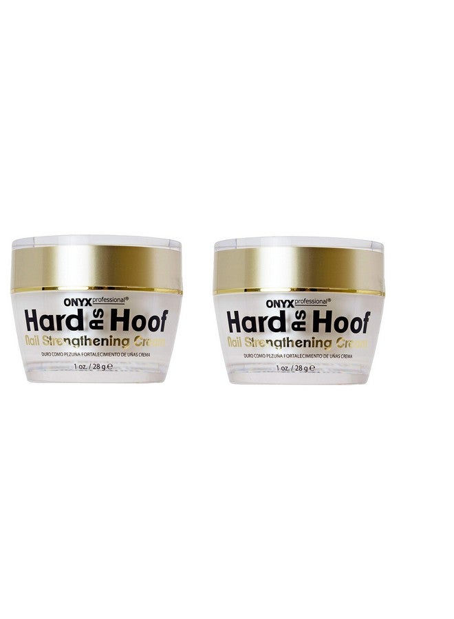 2 Pack Hard As Hoof Nail Strengthening Cream With Coconut Scent Nail Strengthener And Nail Growth Cream, 1 Ounce (Pack Of 2)