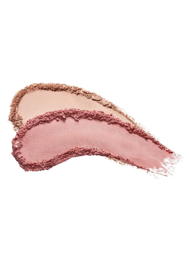 Magic Finish Satin Blush Dark Honey & Nude Flush (0.14 Oz) - Make-Up Powder Blush For A Fresh & Radiant Look With Hyaluronic Acid & Ultra-Fine Color Pigments For Fuller Looking Cheeks