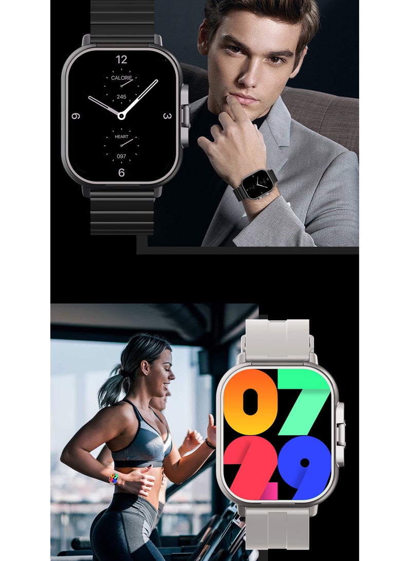 New Earphones 2-in-1 Smart Watch, Sports Fitness Tracker, Multifunctional Fashionable Silicone Strap Smart Watch