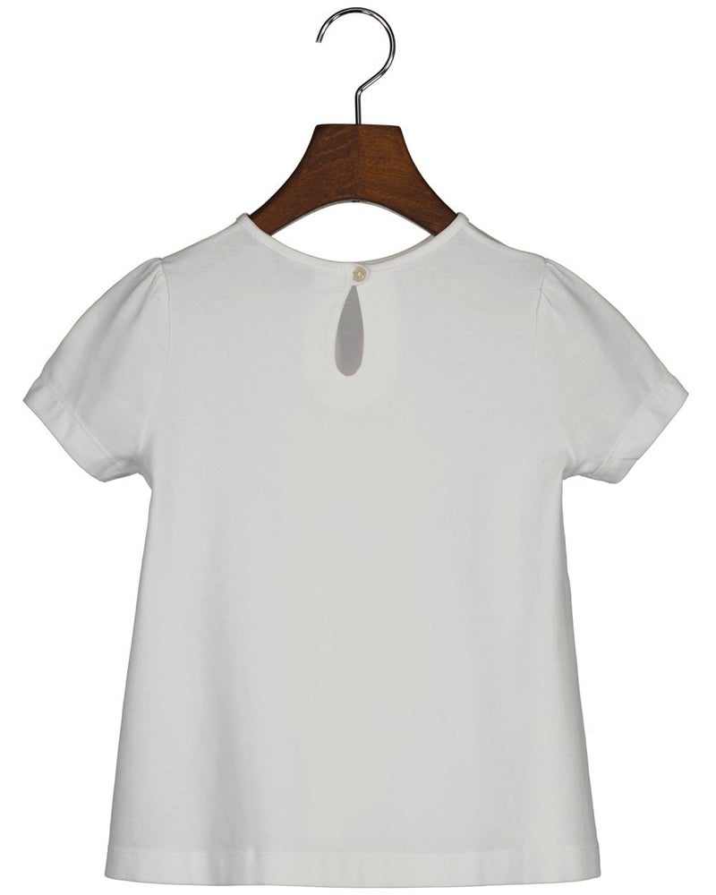 Gant Girls Palm Print Short Sleeve Top