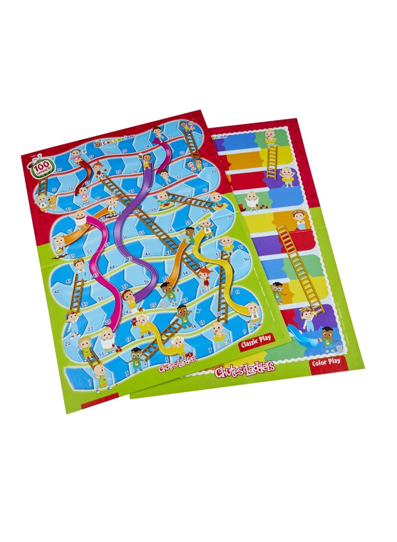 Hasbro Gaming Chutes and Ladders: CoComelon Edition Board Game – Fun Family Game for Kids Ages 3 and Up, 2-4 Players