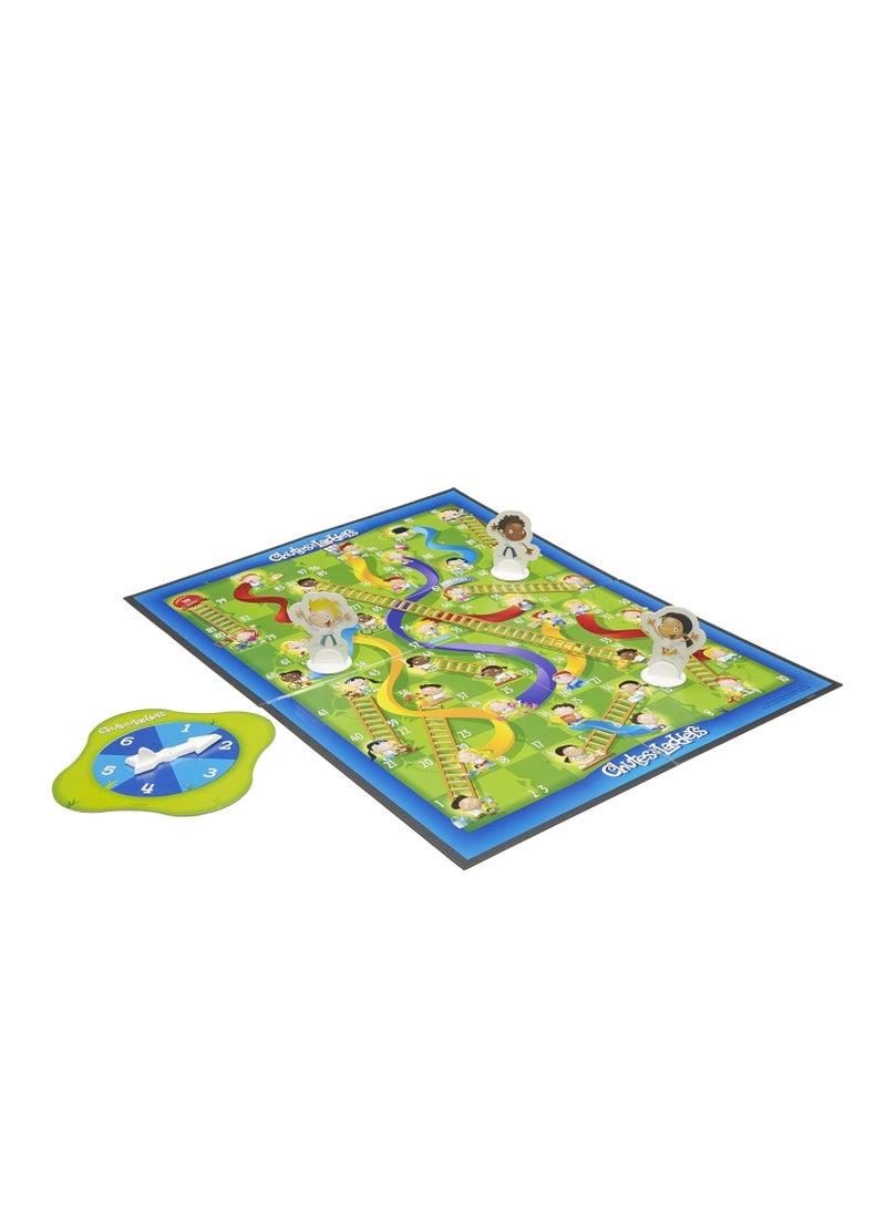 UKR Multi-Player Chutes and Ladders Board Game - Fun Kids Playset for Students and Family