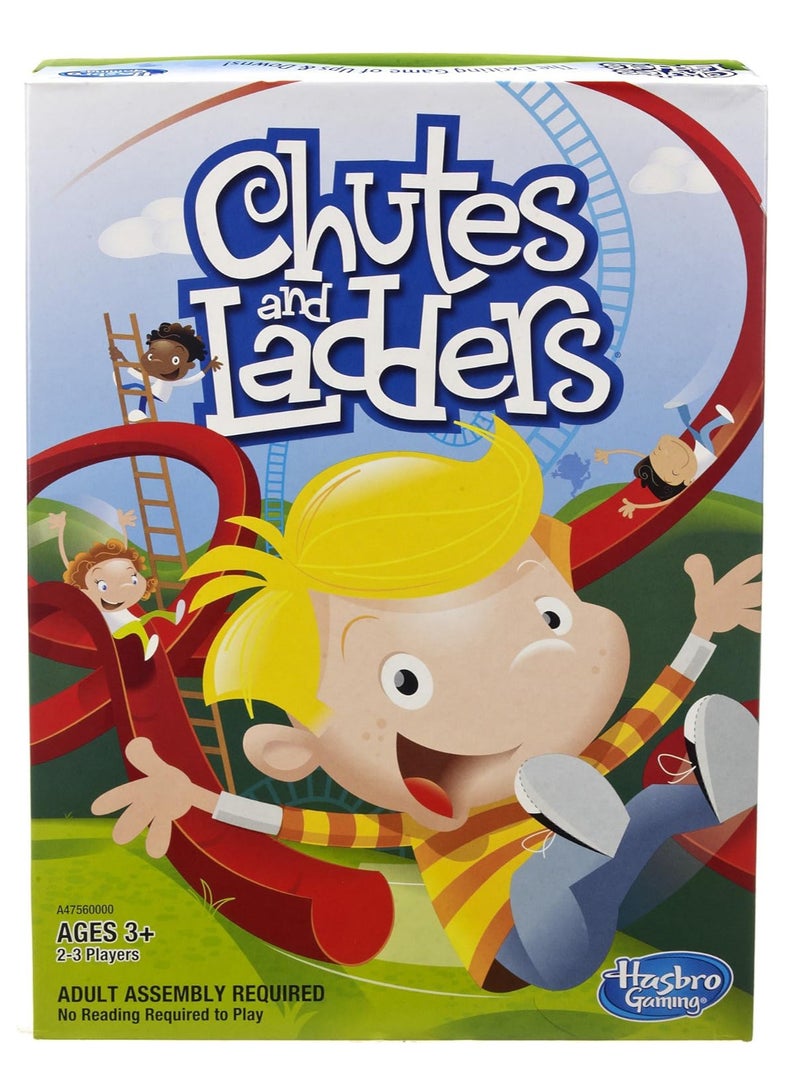 UKR Multi-Player Chutes and Ladders Board Game - Fun Kids Playset for Students and Family