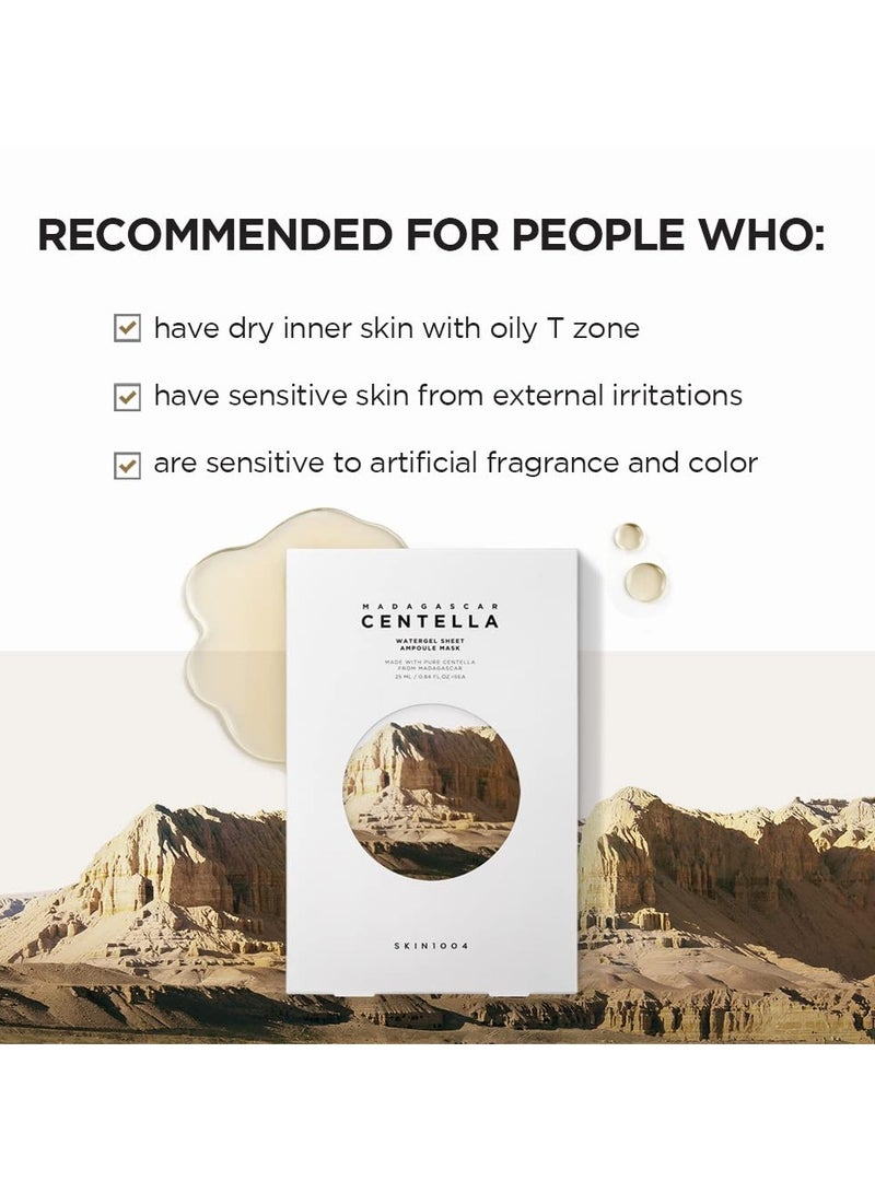 Madagascar Centella Watergel Sheet Ampoule Mask Centella Watergel Sheet Ampoule Mask 5ea