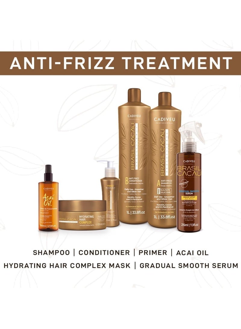 Brasil Cacau 10.1oz Anti-Frizz Shampoo – Ultimate Keratin-Enhanced Shine & Smoothness