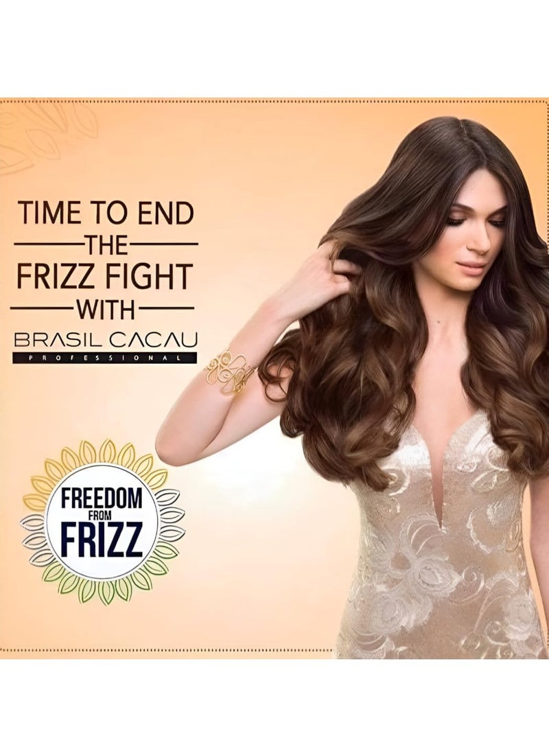 Brasil Cacau 10.1oz Anti-Frizz Shampoo – Ultimate Keratin-Enhanced Shine & Smoothness