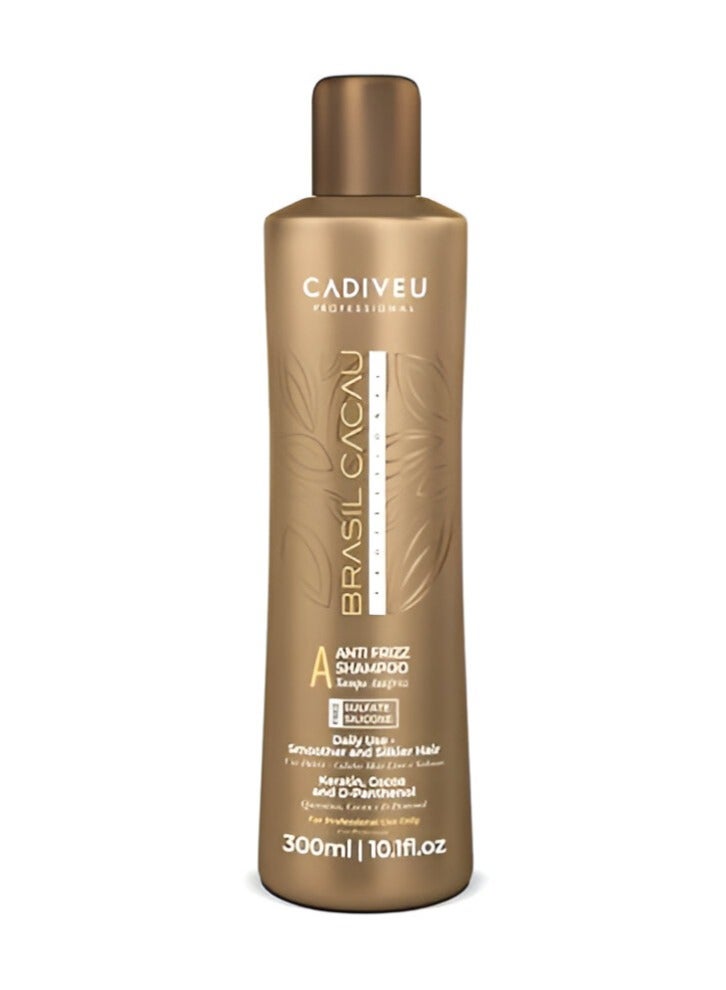 Brasil Cacau 10.1oz Anti-Frizz Shampoo – Ultimate Keratin-Enhanced Shine & Smoothness