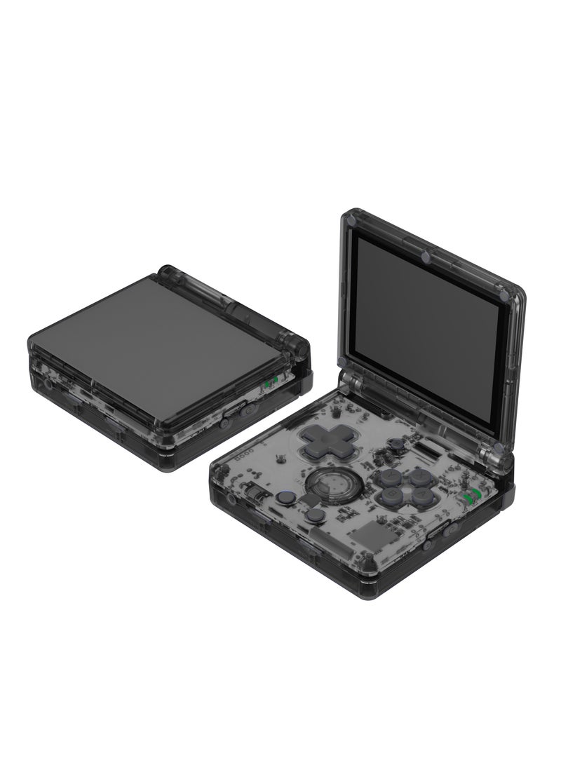 GP Pro Fold Gaming Console / 8 Hours Playtime / WIFI Connection / Bluetooth Connection / 3.5 Inch IPS Screen / 64GB Memory / Vibrating Motor - Transparent Black