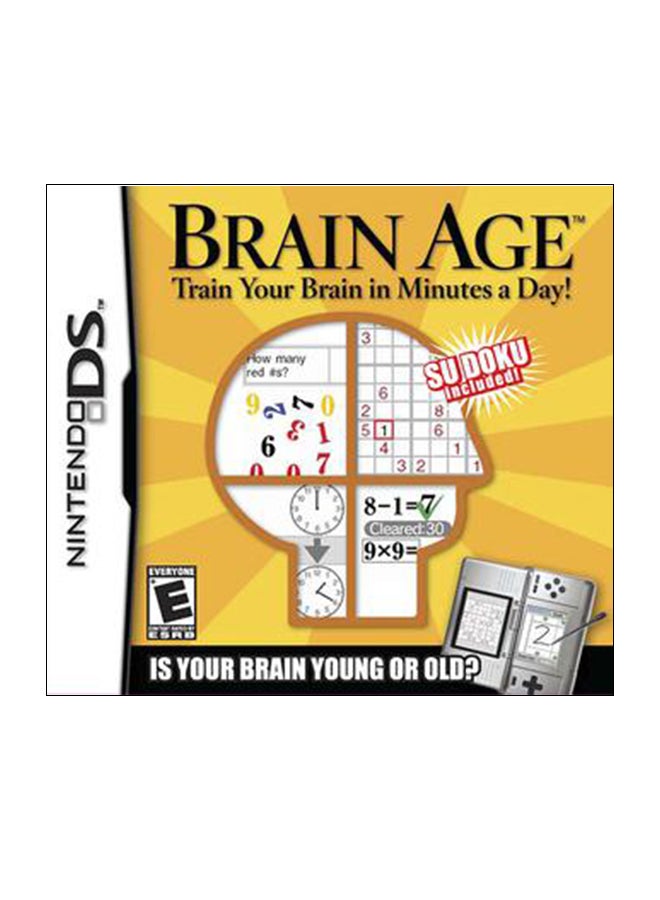 Brain Age: Train Your Brain In minute A Day - Nintendo DS - puzzle - nintendo_ds