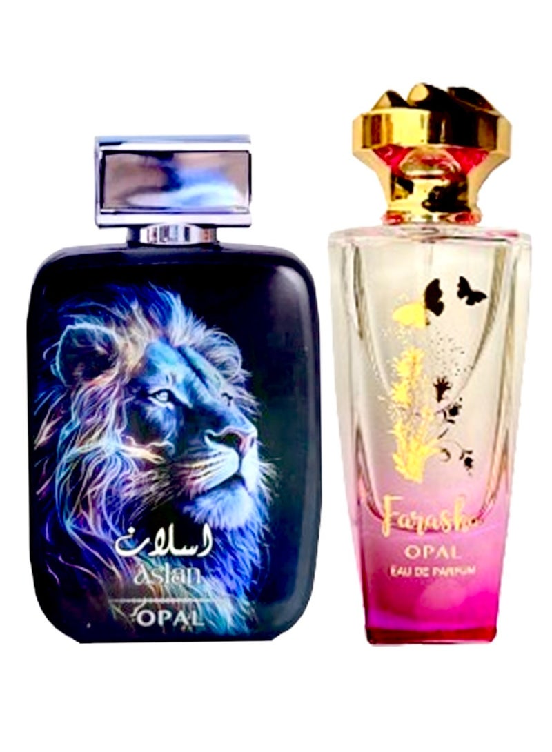 ASLAN EDP 100ml & FARASHA EDP 100ml