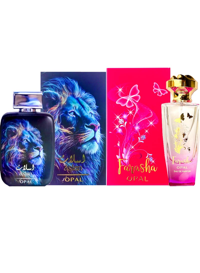 ASLAN EDP 100ml & FARASHA EDP 100ml