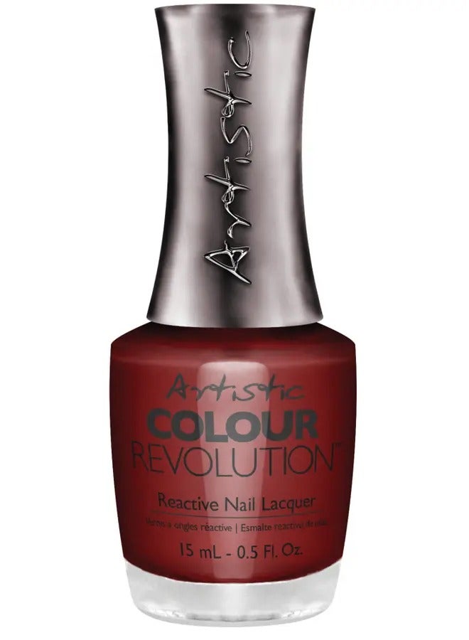 Nail Design Color Revolution - 1,2 Punch, Red Shimmer, 15 Ml