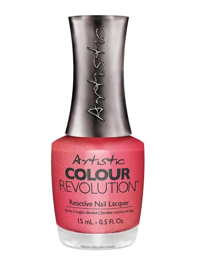 Nail Design Nl-Hell On Wheels, Bright Coral Shimmer, 15ml