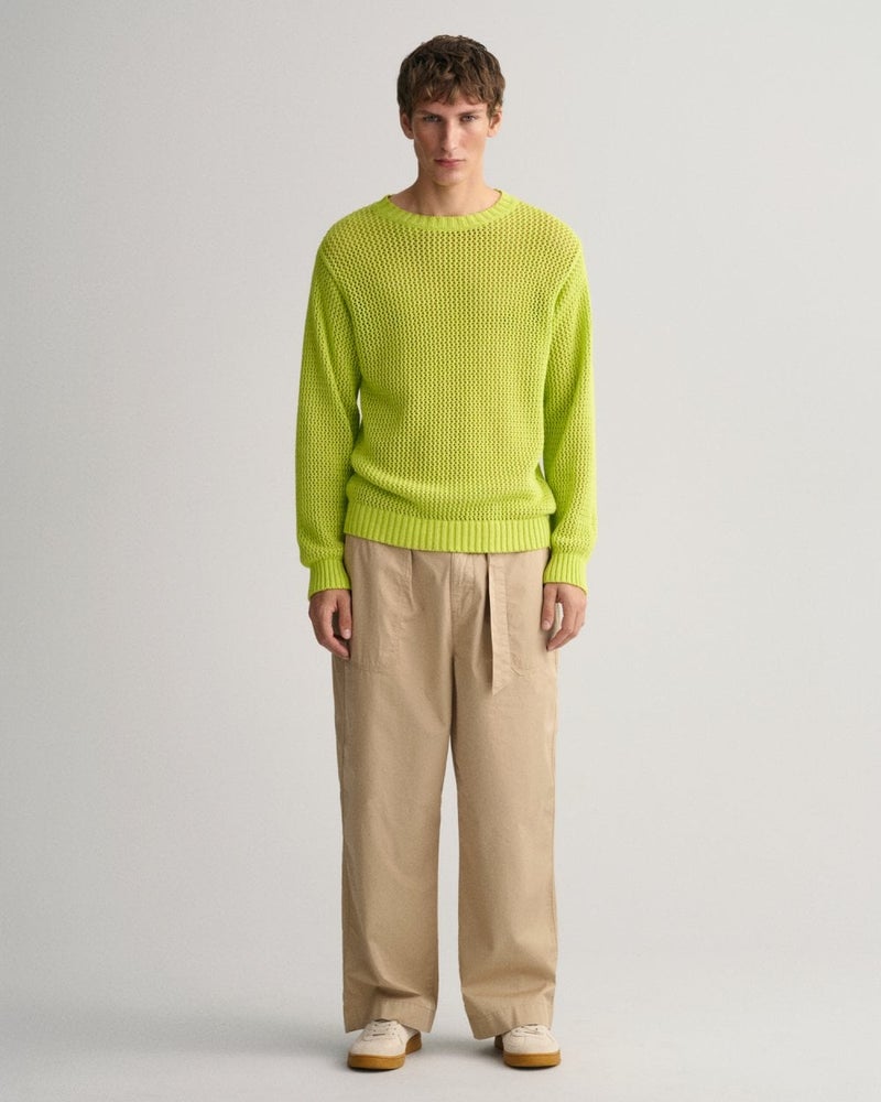 Gant Belted Cotton Poplin Pants