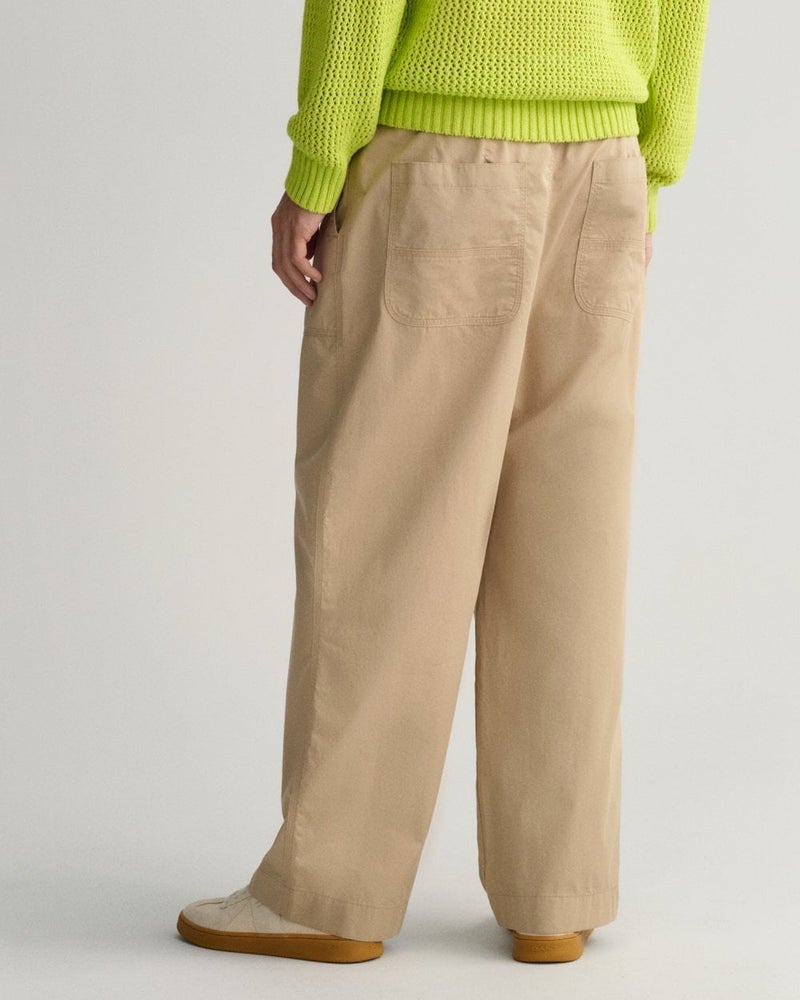 Gant Belted Cotton Poplin Pants