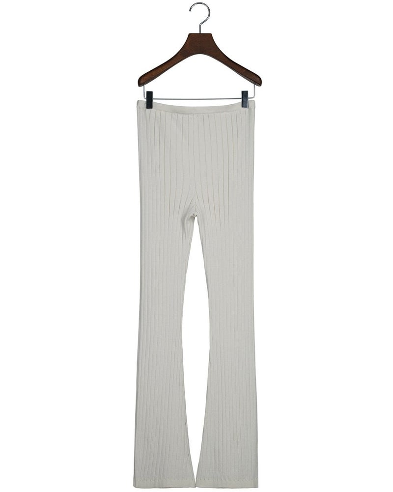 Gant Teen Girls Ribbed Wide Leg Pants