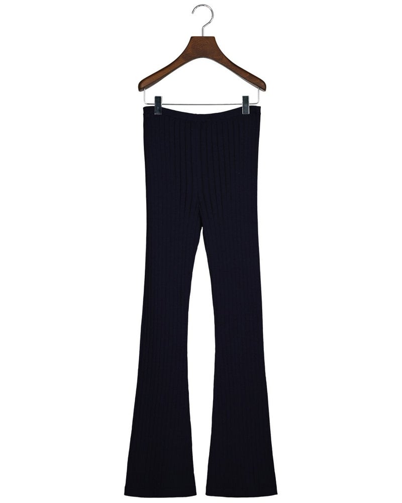 Gant Teen Girls Ribbed Wide Leg Pants