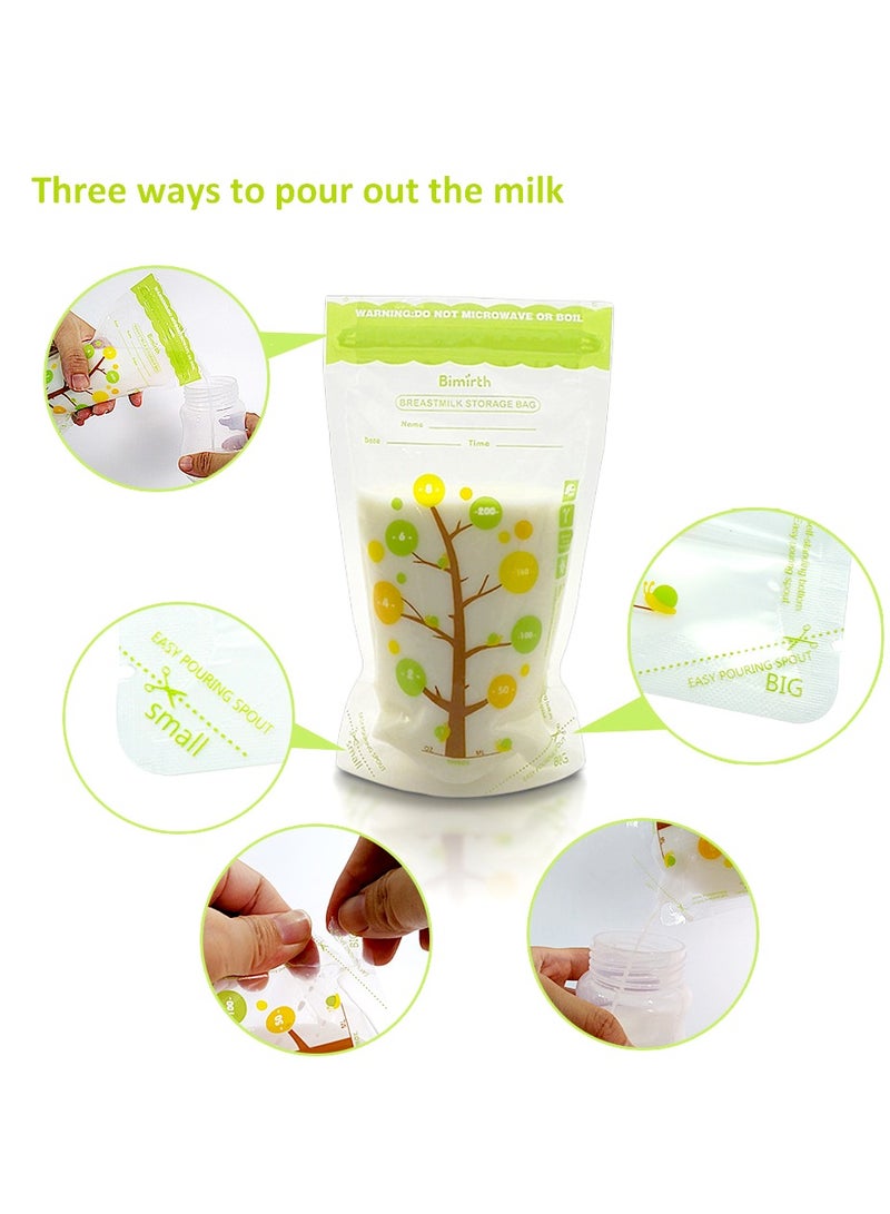 BPA Free Milk Storage Bags 112 Count 200ml Capacity Ideal for Newborns and Infants Freshness Guaranteed