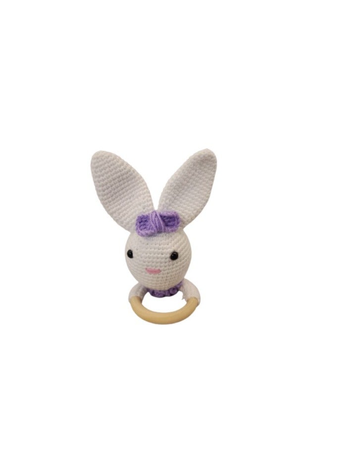 Pikkaboo-HeavenlyHugs Mr. Rabbit Handmade Crochet Teether