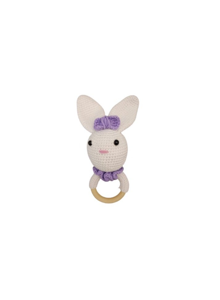 Pikkaboo-HeavenlyHugs Mr. Rabbit Handmade Crochet Teether