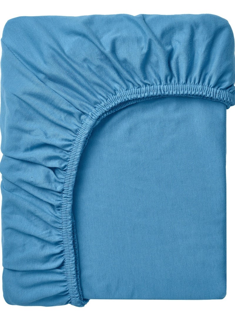 Fitted Sheet Blue 180X200 Cm