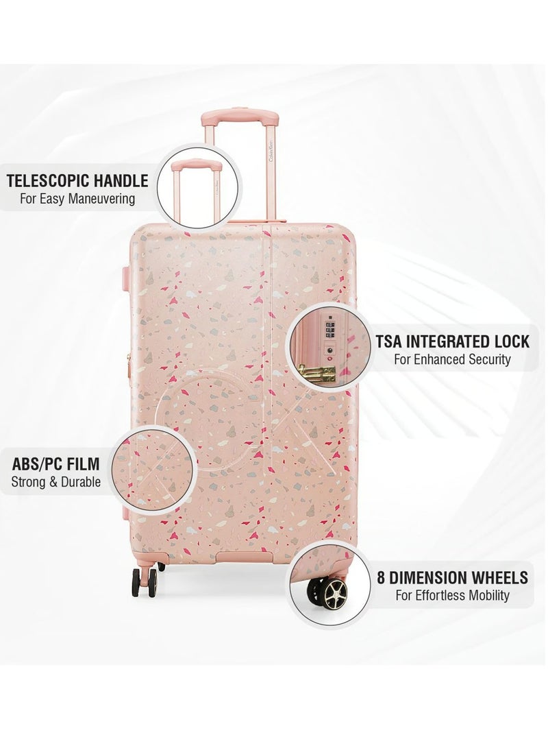 TERRAZZO ISLAND HS Hardside Spinner Luggage On Wheels, Ultra Lightweight ABS, 4 Double Wheels