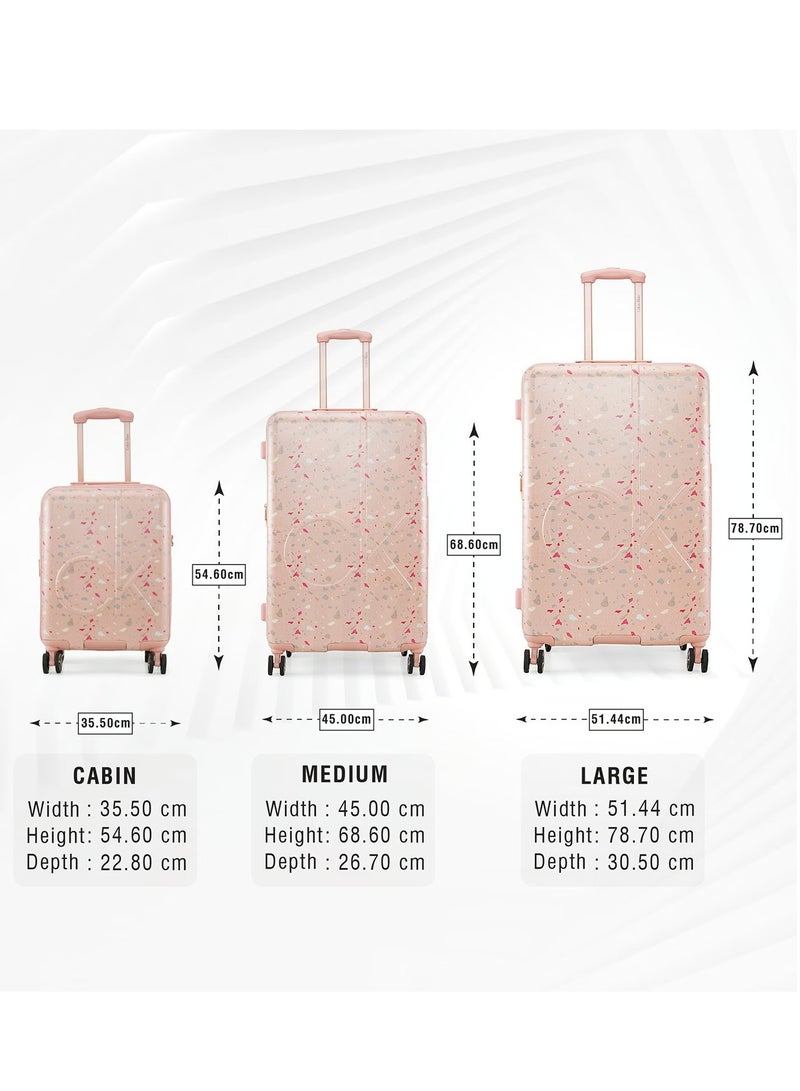 TERRAZZO ISLAND HS Hardside Spinner Luggage On Wheels, Ultra Lightweight ABS, 4 Double Wheels